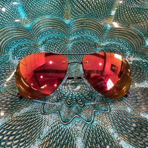 Prada iridium chameleon lense Aviator Sunglasses